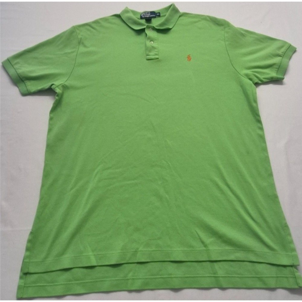 Polo Ralph Lauren Men's Lime Green Polo Shirt XL‎ Pony Logo Cotton short sleeves